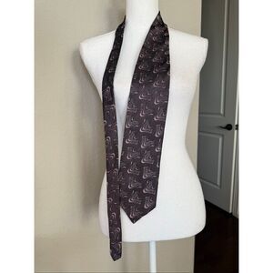 Balmain Vintage 80’s Purple Design Neck Tie